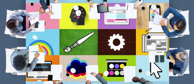 Web Design Homepage Computer Connection Concept