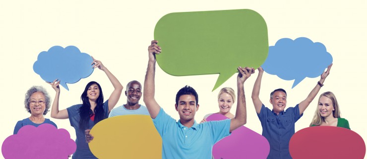 People Communication Speech Social Network Concept