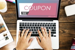Gift Card Voucher Coupon Graphic Concept