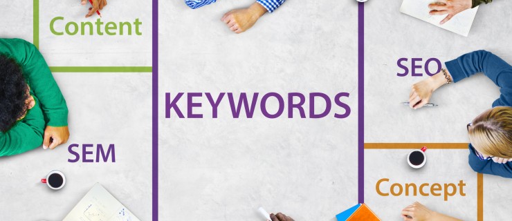 Keywords Content Concept SEO SEM Word Diagram