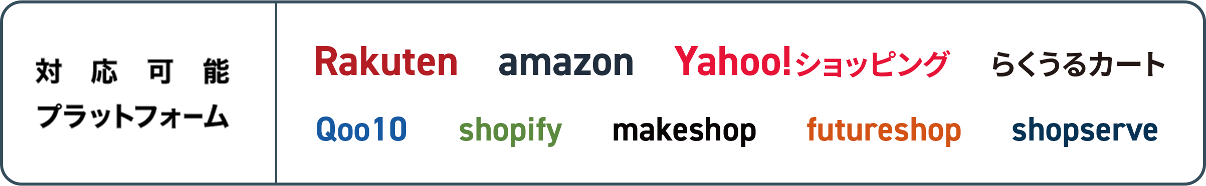 対応可能プラットフォーム
