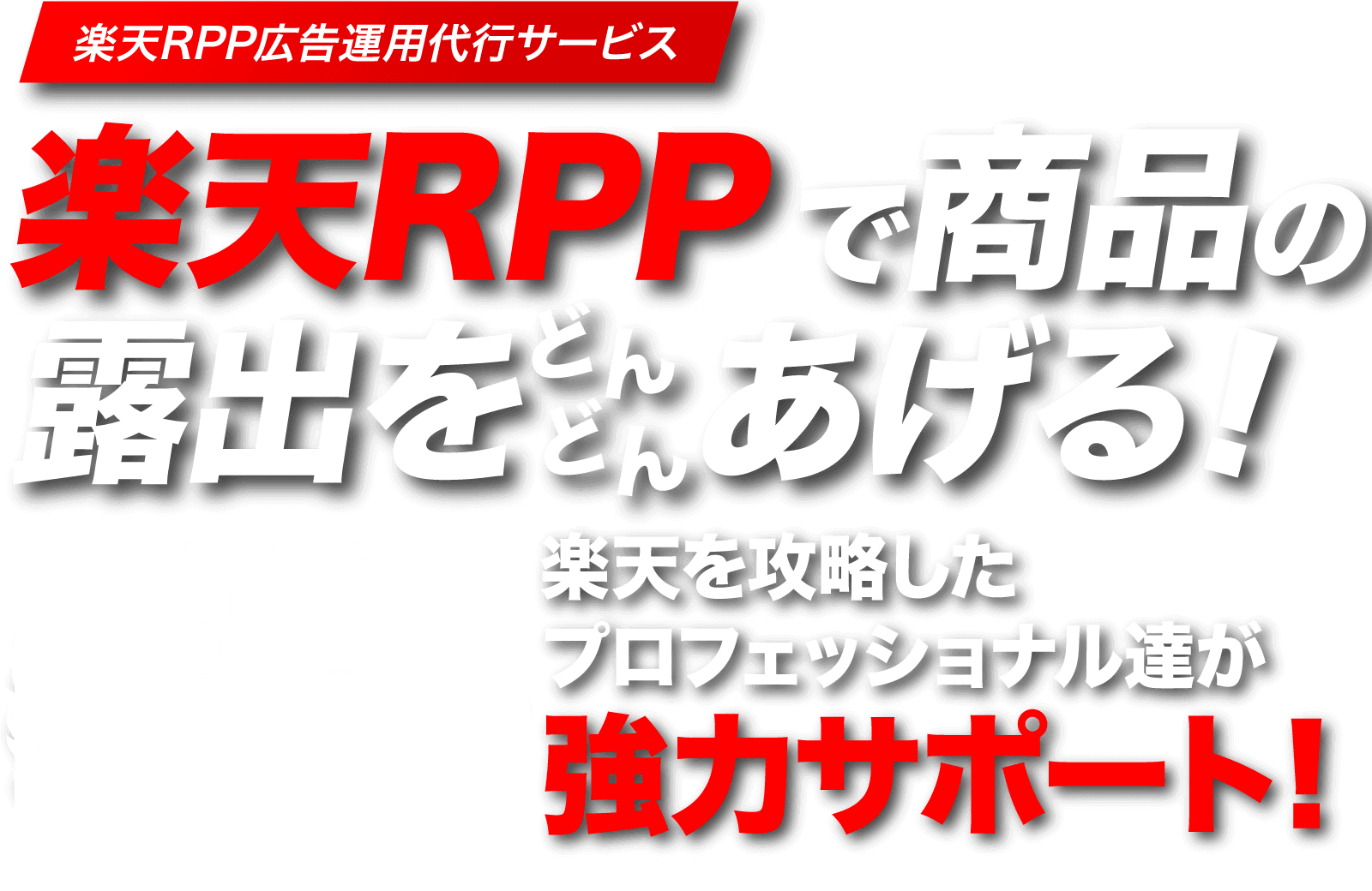 楽天RPPで商品の露出をどんどんあげる! EC・通販担当者が選ぶ楽天マーケティング支援No.1