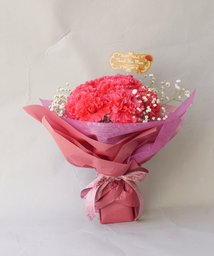 白坂花店といつもが共同開発、花瓶も水やりも不要な飾れる花束「スタンディングブーケ」を発売